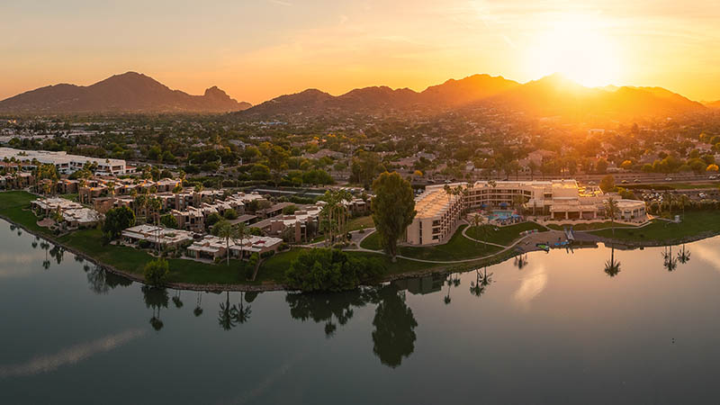 Experience Scottsdale Camelback Mountain at sunset