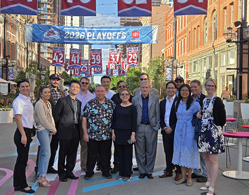 Current and past steering committee members at Denver 2026 conference